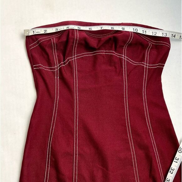 Motel Baladis Mini Dress in Tailoring Redwood - Picture 11 of 14